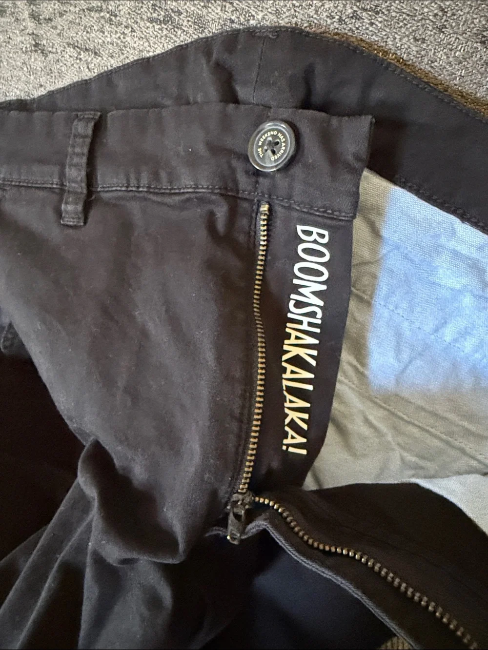 Chubbies 7” Black Flat Front Shorts
